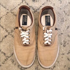 Men’s Tan Polo Sneakers | Size 11